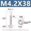 Arandela Hexagonal Cola de Taladro Acero Inoxidable 410 Tornillo de Cola de Taladro Hexagonal Externo Tornillo Autoperforante Cola de Milano M4.2-M6.3