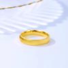 Anillo ojo de gato Seiko anillo liso anillo chapado en oro moda simple anillo de pareja oro simulado en vivo al por mayor