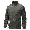 Chaqueta holgada de cuello vertical para hombre, nueva moda de talla grande, combina con todo, estilo coreano, ropa de trabajo sencilla y holgada, 2024