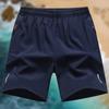 Verão novos shorts masculinos quinta calça masculina estilo coreano seda gelo de secagem rápida calças casuais de cor sólida calça de praia plus size maré