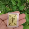 Oro Puro 999 Pegatina de Oro para Teléfono 2mg Paz y Alegría Dios de la Riqueza con Adhesivo Trasero Pequeño Regalo para Atraer Tráfico Fabricante Mayorista