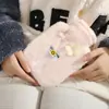 Nueva bolsa de agua caliente de dibujos animados linda de felpa, inyección de agua, bolsa de agua caliente, al por mayor, PVC grueso a prueba de explosiones, bolsa de agua caliente, extraíble y lavable