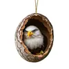 Decoraciones de Colgante Plano Acrílico de Nuevo Producto Transfronterizo Adornos Navideños Regalo Navideño Perfecto Animales para Árbol de Navidad