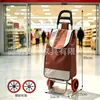 Carrinho Pequeno Doméstico Dobrável Portátil para Idosos Subir Escadas Carrinho de Compras Carrinho de Puxar Pequeno Carrinho Leve com Rodas Grandes