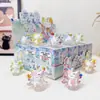 Estilo Igual a Xiaohongshu Figura de Hada Zorro Pequeño Tushan Piedra de Cristal Caja Sorpresa Muñeco Zorro de Nueve Colas Decoración de Escritorio de Moda