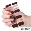Fábrica Zhengxiang Personalizado Oem Película para Esmalte Adesivos de Unha Flor Gradiente Rosa Cebola Adesivos de Unha Popular ODM