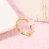 Pulseira Anel Novo Produto Zhongxing Pacote Ouro Design Nicho Estilo Europeu e Americano Ins Luxo Leve Aberto Ajustável Anel Sem Cor