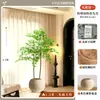 2026 Planta Verde Artificial Nandina Planta em Vaso Alto Padrão Luxo Leve Decorativa para Chão de Sala de Estar Flor Árvore Artificial Grande
