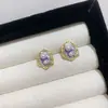 Diseño Retro Original de Nicho Nuevo Estilo Chino Pintura al Óleo Pendientes de Perla Pendientes Sencillos Lujo Accesible Pendientes de Gama Alta