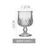 Conjunto Europeu de Taças de Vinho Tinto Diamante de Vidro Taça de Whiskey Taça de Vinho Estrangeira Taça de Champanhe Taça de Vinho Brandy