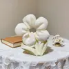 Presilha de Cabelo com Sino de Vento Flor, Tiara Floral Doce de Primavera, Elástico para Coque Infantil, Acessório de Cabelo com Fita