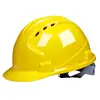 Un casco de seguridad con visera, estándar nacional, para obra, engrosado, transpirable para hombres, de liderazgo, de construcción, casco de ABS, impresión gratuita