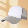 Gorra de Malla tipo Trucker para Combinación de Colores Transfronteriza, Malla Esponjosa, Logo Personalizado, Visera Solar de Verano para Exteriores, Impresión de Gorra de Béisbol