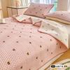 Algodón Puro Algodón Cubrecama Pieza Única Clase A Grado Materno e Infantil Universal Cuatro Estaciones Sábana de Cama Tatami Persona Juego de Tres Piezas Cubrecama de Algodón Acolchado 3