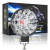Luz Auxiliar Redonda de 3 Pulgadas 24W Transfronteriza Luz Blanca Estrobo Rojo Azul Luz de Trabajo Led para Coche Luz todoterreno Excluyendo Impuestos