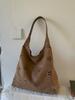 Bolso de Cuero Gamuzado Transfronterizo para Mujer, Gran Capacidad, Nuevo Bolso de Hombro Versátil Otoño e Invierno 2026, Bolso Madre e Hija, Bolso Tote para Viaje