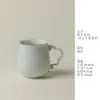 Caneca de Chá Cerâmica Criativa de Grande Capacidade com Padrão de Nuvem Pintado à Mão, Peça Única