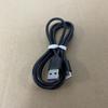 Cable de datos tipo C extendido de 1 metro y 2 metros, cable de datos de carga súper rápida de 5 A, cable de carga flash USB de 5 A, color negro.