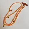 Nueva Cadena para Teléfono Móvil Estilo Chino, Colgante de los Cinco Dioses de la Riqueza, Cadena Cruzada, Cadena Colgante de Correa de Alta Gama Estilo Chino