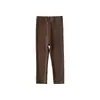 Wuli Bu Yi 2026 Otoño Nueva Moda Infantil Pantalones Largos para Bebé Pantalones Base de Canalé Color Sólido para Niñas de Moda