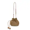 Bolso Cubo Chic de Moda Bolso de Hombro Único Moda Verano 2026 Estilo Coreano Nicho Retro Casual de Moda Bolso Cruzado