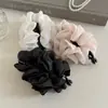 Presilha Banana de Alto Padrão Plissada Flor de Botão Estilo Coreano para Mulheres, Melhora o Volume do Cabelo, Presilha para Rabo de Cavalo Meio Preso, Acessório de Cabelo Versátil Estilo Preguiçoso
