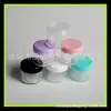 Muestra de mascarilla para el cabello en botella de plástico de 20g botella pequeña de ungüento botella de crema de 20g ps ungüento botella transparente