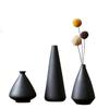 Jarrón de Cerámica Jingdezhen Creativo Negro Escandinavo Decoración para Mueble de TV de Sala de Estar para el Hogar Recipiente para Flores Adornos de Flores Secas