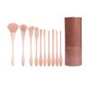 Color de Piel Cintura Delgada Set de 10 Pinceles de Maquillaje Herramientas de Belleza para Principiantes Set Completo de Herramientas de Belleza Pinceles de Maquillaje