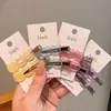 Grampos de Cabelo Sem Costura para Mulheres, Presilhas Laterais em Formato de Gato, Acessórios de Cabelo de Celebridade da Internet Coreana, Pequenas Presilhas Laterais para Franja, Grampos para Cabelo Liso, Presilhas Bico de Pato