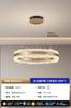 Quarto Modelo Hall Sala de Estar Lustre Quarto Designer Italiano Luz de Luxo Iluminação Sala de Jantar Luz Principal Anel de LED Novo Estilo