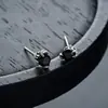 Pendientes de Zirconia Transfronterizos para Hombre, Moda de Alta Gama, Aretes de Moda y Diseño Único para Mujer, Joyería para Orejas Simple y Elegante