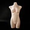Mannequin de Iluminação para Lingerie Feminina Plástico Adereço de Manequim Torso Tomara-que-Caia Modelo com Iluminação LED Tamanho Plus Size Manequim de Lingerie Modelo de Luz