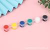 Conjunto de Pigmento Acrílico para Pintura a Cores DIY Infantil 2ml 12 Cores Pigmento Siaman Pintura em Cerâmica Pipa Pigmento Acrílico