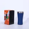 Taza de coche transfronteriza nueva de 6 oz de cintura delgada, taza térmica de acero inoxidable de doble capa, vaso de chupito mini portátil para exteriores