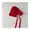 Gorro de lana cálido tejido para niños 2025 Invierno Estilo Princesa Súper Lindo Protección para Orejas Niños Gorro para el Frío