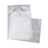 Bolsa Transparente Mate con Cremallera para Ropa Bolsa de Plástico Pe para Sujetador y Ropa Interior Bolsa Mate para Empaque de Ropa Camisetas Bolsa Auto-Sellante