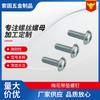 Fabricante de Tornillos Autorroscantes de Cabeza de Flor de Ciruelo St4*12 Cabeza Redonda Hexágono Interior Acero al Carbono Galvanizado Autoblocantes