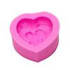 AI023 Molde de silicona de Ángel con forma de corazón para boda Molde para jabón hecho a mano Molde para jabón DIY