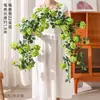 Trepadeiras de flores de rosa artificiais para portas decorativas, arranjos florais, locais populares para fotos, paredes de flores, paisagismo, guirlandas de rosas e mobiliário macio para áreas cênicas