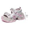 Sandalias para Mujer, Verano Suela Suave, No Cansan, Nuevo Estilo Deportivas y de Ocio Sandalias de Suela Gruesa para Mujer con Cierres de Velcro para Mujer