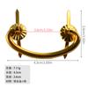 Jingmao -322 bronce antiguo pequeño sol cajón anillo de alambre de hierro largo manija de cajón accesorios