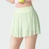 Conjunto de Malla Transpirable Estilo Halter para Yoga, Bra a Prueba de Impactos para Pilates y Fitness, Falda de Malla para Yoga, Conjunto para Fitness al Aire Libre