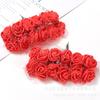 Ramo Artificial de Rosas Encaje Espuma Flores de Mano Flores Falsas Arreglo de Escena Flores de Boda Materiales de Decoración para Caja de Regalo