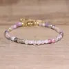 Pulsera Ajustable de Piedra Natural Tallada Estilo Bohemio Hecha a Mano con Cuentas Pulsera Tallada Ajustable Joyería Popular Europea y Americana Venta al por Mayor
