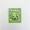 Nuevo Libro Rojo Pequeño Panda DoDo Marcador de Lectura Creativo Lindo Marcador Metálico Hueco Estilo Chino Creativo