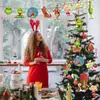 30 decoraciones navideñas, Decoraciones colgantes de Navidad del Grinch, Fiesta de Navidad con tema de elfo verde invernal