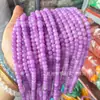 Contas de Jade Hetian Calcedônia Transparente Estilo Antigo 7*8, Contas Soltas de Jade Estilo Antigo, Contas em Fio Verde Claro, Rosa Raiz de Lótus Joias DIY