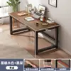 Escritorio de computadora, escritorio rectangular para escribir, escritorio para estudiantes en casa, escritorio de oficina simple para apartamentos de alquiler y dormitorios, banco de trabajo