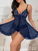 Vestidos sexys de encaje personalizables, populares, estilo europeo y americano, camisones y lencería para mujer - disponibles para venta al por mayor y pedidos personalizados